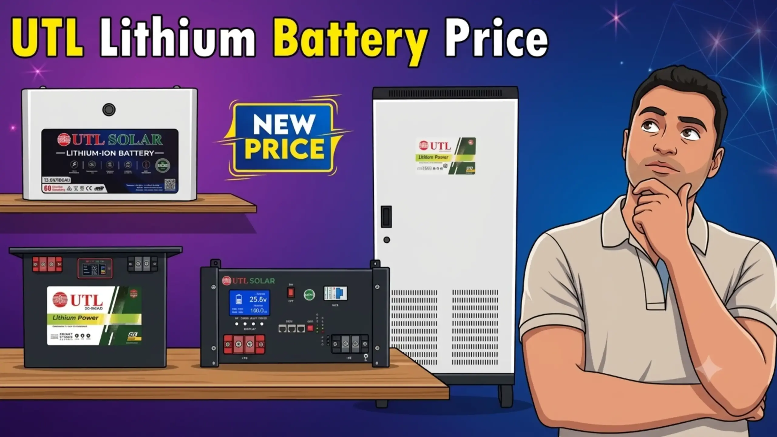 UTL Lithium Battery Price 2026: नई कीमत, नए फीचर्स और कौन-सी बैटरी आपके लिए बेस्ट रहेगी